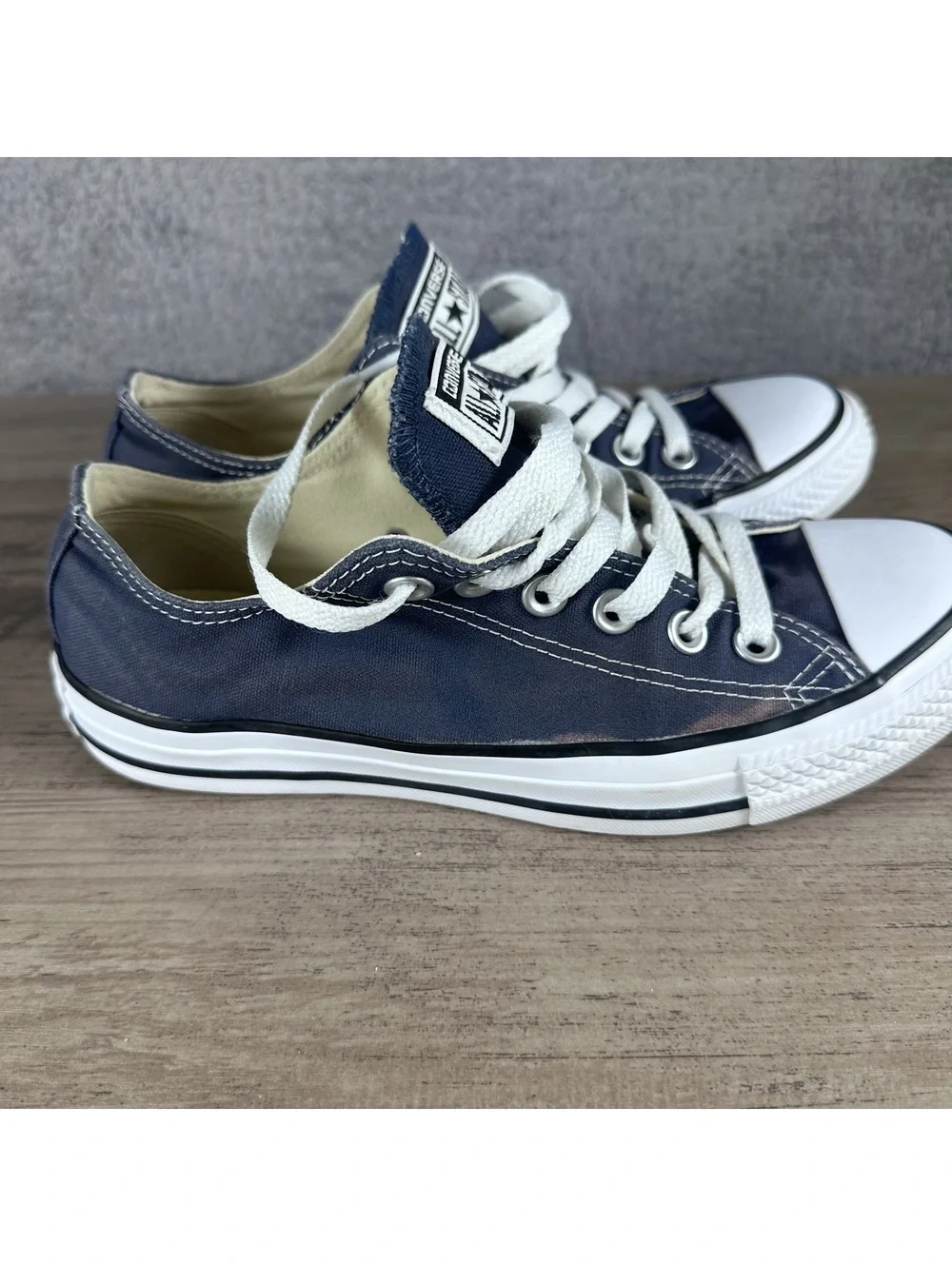 Converse All Star Low Top Sneakers Navy Blue Size 5.5 Women / 7.5 Men